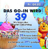 Das Go-In wird 39