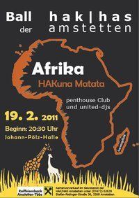 "Afrika HAKund Matata!" Ball der HAK/HAS Amstetten