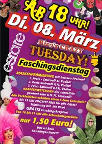 Faschingsdienstag - Rico`s Crazy Tuesday!@Club Estate