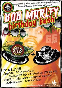 BOB MARLEY Birthday bash@Z6 - Veranstaltungszentrum