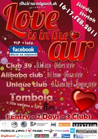 Akcie na mlynoch: Love is in the air@Club 39
