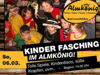 Kinder Fasching im Almkönig