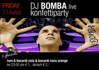 Dj Bomba Live Konfettiparty @Ballegro