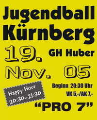 Jugendball der KJ-Kürnberg@GH Huber