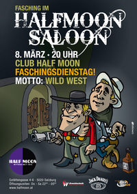 Faschingsdienstag im Club Half Moon