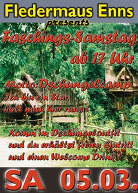 Faschings-Samstag Motto: Dschungelcamp