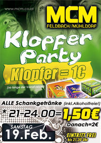 Klopfer Party@MCM  Feldbach