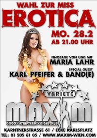 Wahl der Miss Erotica@Varieté Maxim