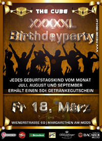 XXXXXL Birthdayparty@The Cube Disco