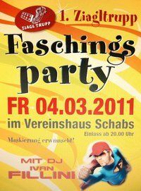 1. Ziagltrupp FASCHINGSPARTY@Vereinshaus