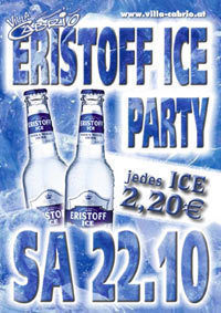 Eristoff Ice Party@Villa Cabrio