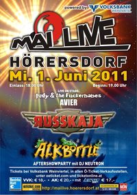 Mailive mit Alkbottle und Russkaja live@Hörersdorf