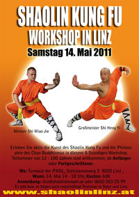 Shaolin Kung Fu Workshop in Linz@Turnsaal der Pädagogischen Hochschule der Diözese Linz