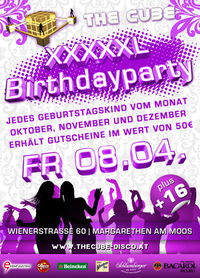 XXXXXL Birthday Party@The Cube Disco