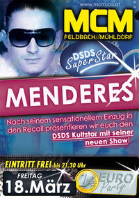 Menderes DSDS-Superstar live!