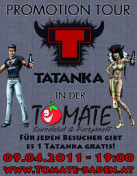 Tatanka Promotion Tour@Tomate - Szenelokal & Partytreff