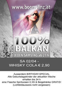 100% Balkan@Boom Linz