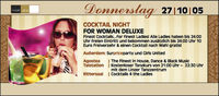 Cocktail Night for woman deluxe