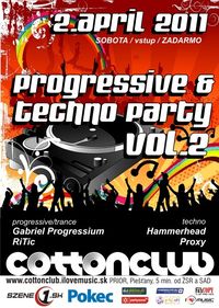 Progressive & Techno Party vol.2@Cotton Club