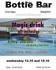 Magic drink all inclusive@Bottle Bar