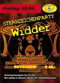 Sternzeichenparty Widder@Bienenkorb Schärding