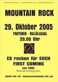 Mountain Rock@Vallülasaal