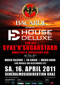 Bacardi presents House Deluxe feat. Syke'n'Sugarstarr@generalmusikdirektion