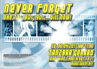 Never Forget the 79s,80s,90s till Now@Tanzbar Gerard