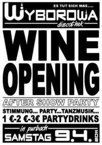Wine Opening Aftershow Party