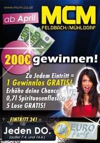 200€ gewinnen!@MCM  Feldbach