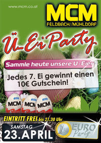 Ü-Ei Party! @MCM  Feldbach