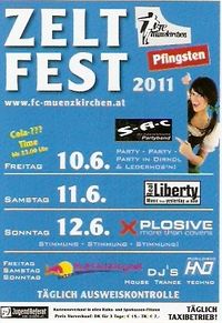 Zeltfest + Clubbingzelt Münzkirchen@Sportplatz Münzkirchen