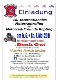 18.Int. Motorradtreffen der Motorrad Freunde Kopfing@Kopfing i. Innkreis