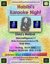 Karaoke - Night@Gina´s Weibar