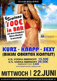 Kurz - Knapp - Sexy Gewinne 100€ in bar@Bolero