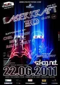 ZinZin tronic presents Laserkraft 3D@Kulturwerk Sakog