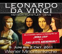 Leonardo Da Vinci Ausstellung@Wiener Minoritenkirche