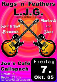 Rock & Roll und Bluesrock@Joe´s Cafe