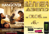 Männerabend: Hangover 2@Hollywood Megaplex