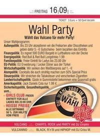 Wahl Party 2005