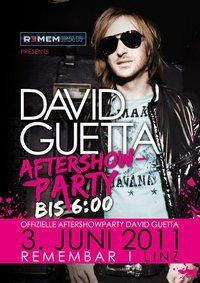 David Guetta -Offizielle Aftershow-Party@REMEMBAR