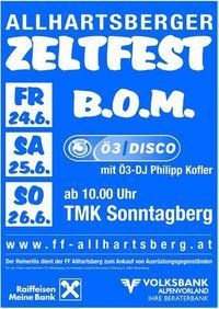 Allhartsberger Zeltfest@Vereinshaus Allhartsberg