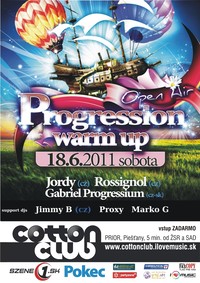 Progression, the open air warm up@COTTON CLUB