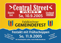 Gemeindefest m.Central Street Disco@Feldk. Gemeindefest
