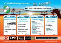 3 Tage wach - 65 Jahrfeier des SC Hörsching@KUSZ Kultur- und Sportzentrum