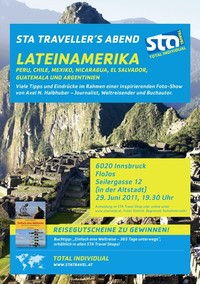 STA Traveller’s Abend Lateinamerika Innsbruck@FloJos