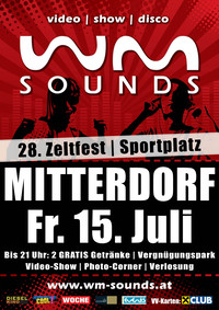 WM-Sounds | 28. Zeltfest USV Mitterdorf@Sportplatz Bad Eisenkappel