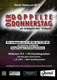 Der DOPPELTE Donnerstag "Wir verdoppeln dein Trinkgeld"