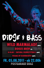 DIDGE & BASS mit Wild Marmalade@Postgarage