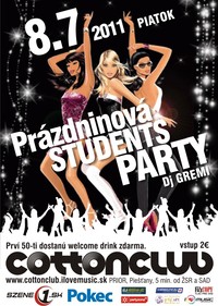 Prazdninova Students Party@COTTON CLUB